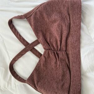 Vuori Rust colored Sports Bra